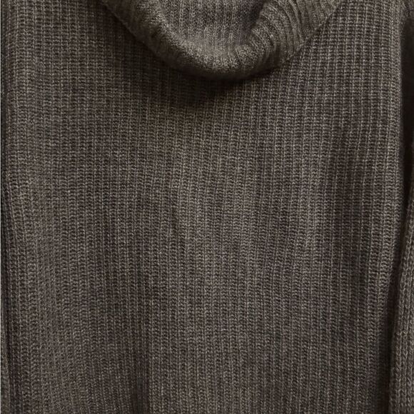 Eileen Fisher Size Medium Yam Wool Blend Funnel Cowlneck Boxy Sweater - Picture 6 of 11